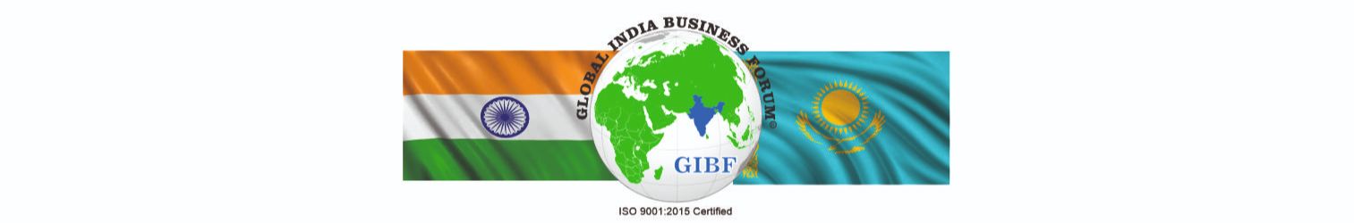 India  Kazakhstan Business and Cultural Council and GIBF logo 