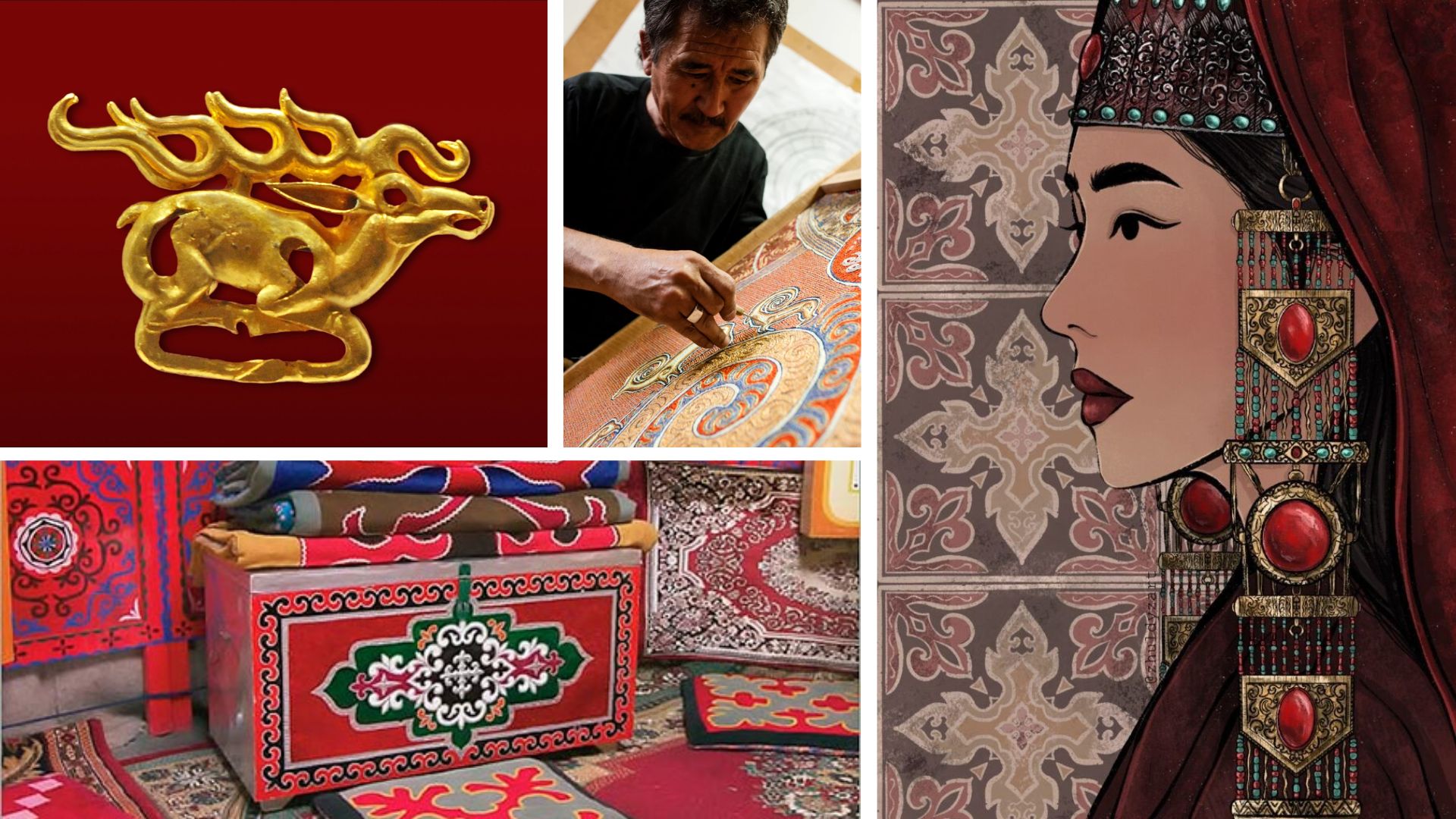 India Kazakhstan Business and Cultural Council - Culture of Kazakhstan in Kazakhstan Art